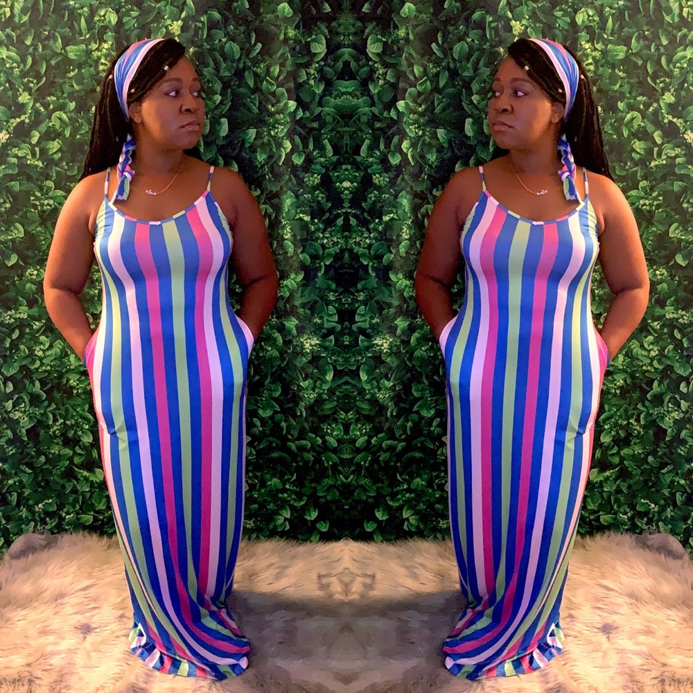 Stripe Me Down Dress